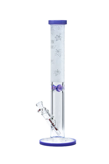 Nice Glass 18" Sandblasted Straight Tube