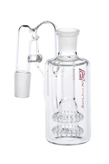 Nice Glass 18mm 90 Degree Double Showerhead Ash Catcher