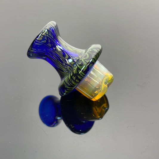 Hokey Pokey Glass Biotech Pearl Spinner Cap