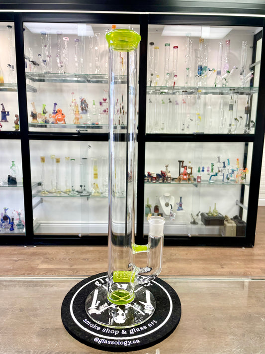 Green Belt Colour Accented Inline Tube - Lime Drop