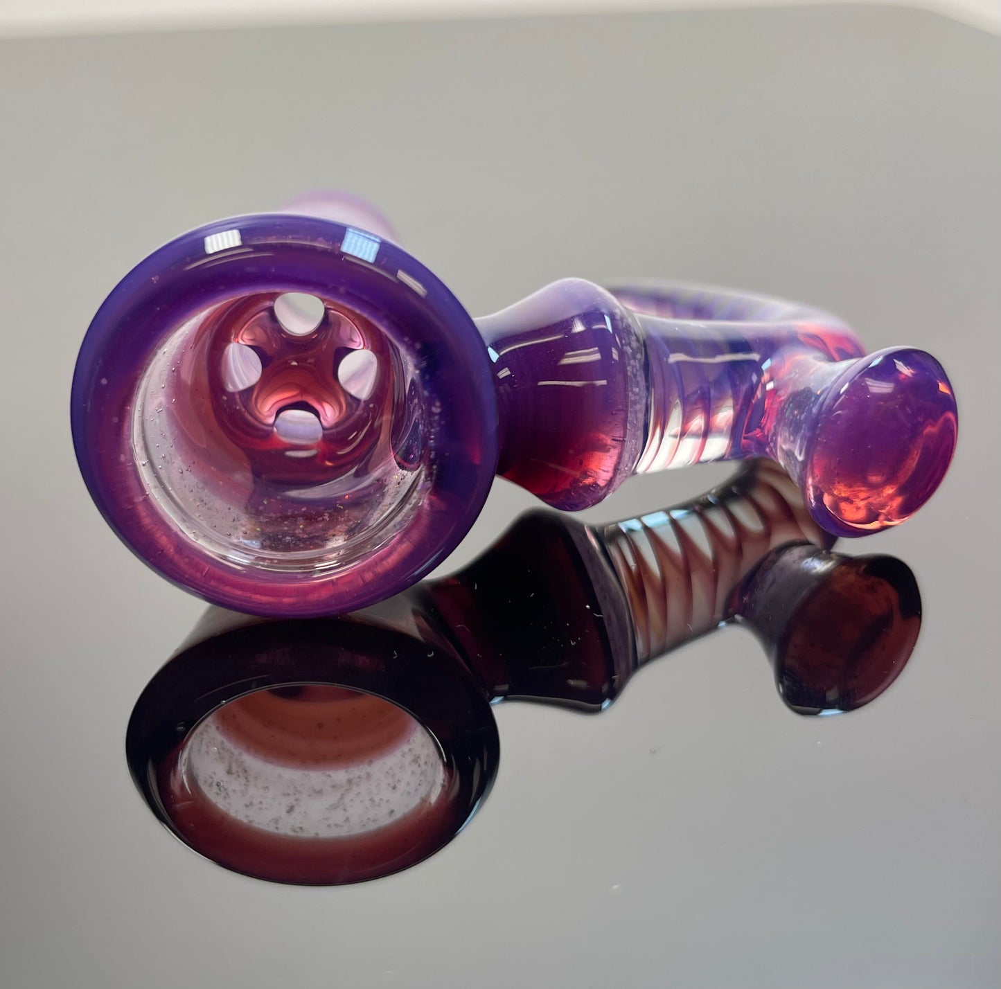 Jamms 18mm 4 fully worked rose quartz/wildberry W royal jelly accents, Dub Nub