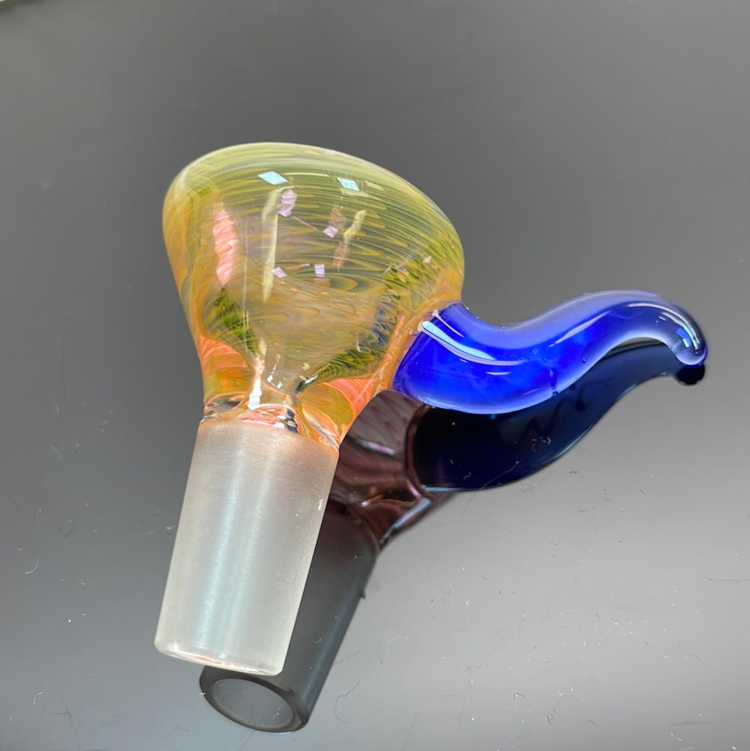 HIPPO FUMED RAKED BOWL 14mm