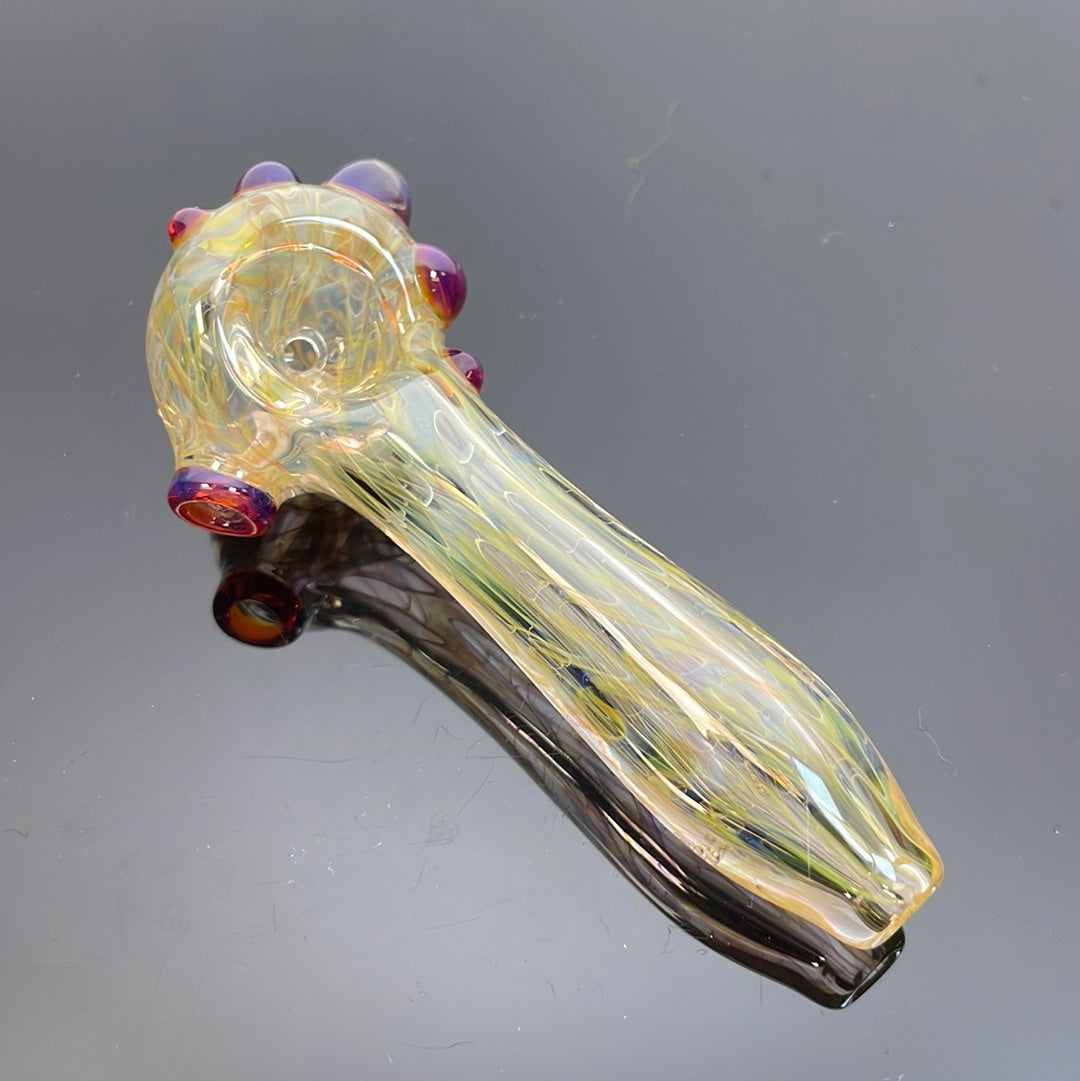 Jesse Who Silver Fume Spoon w/ Honeycomb Bowl