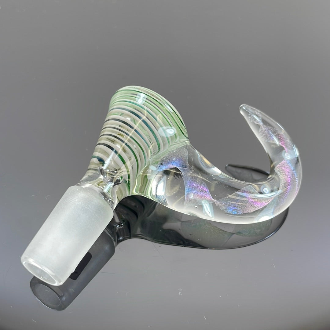Shine 14mm Single Hole Worked Horn Bowl