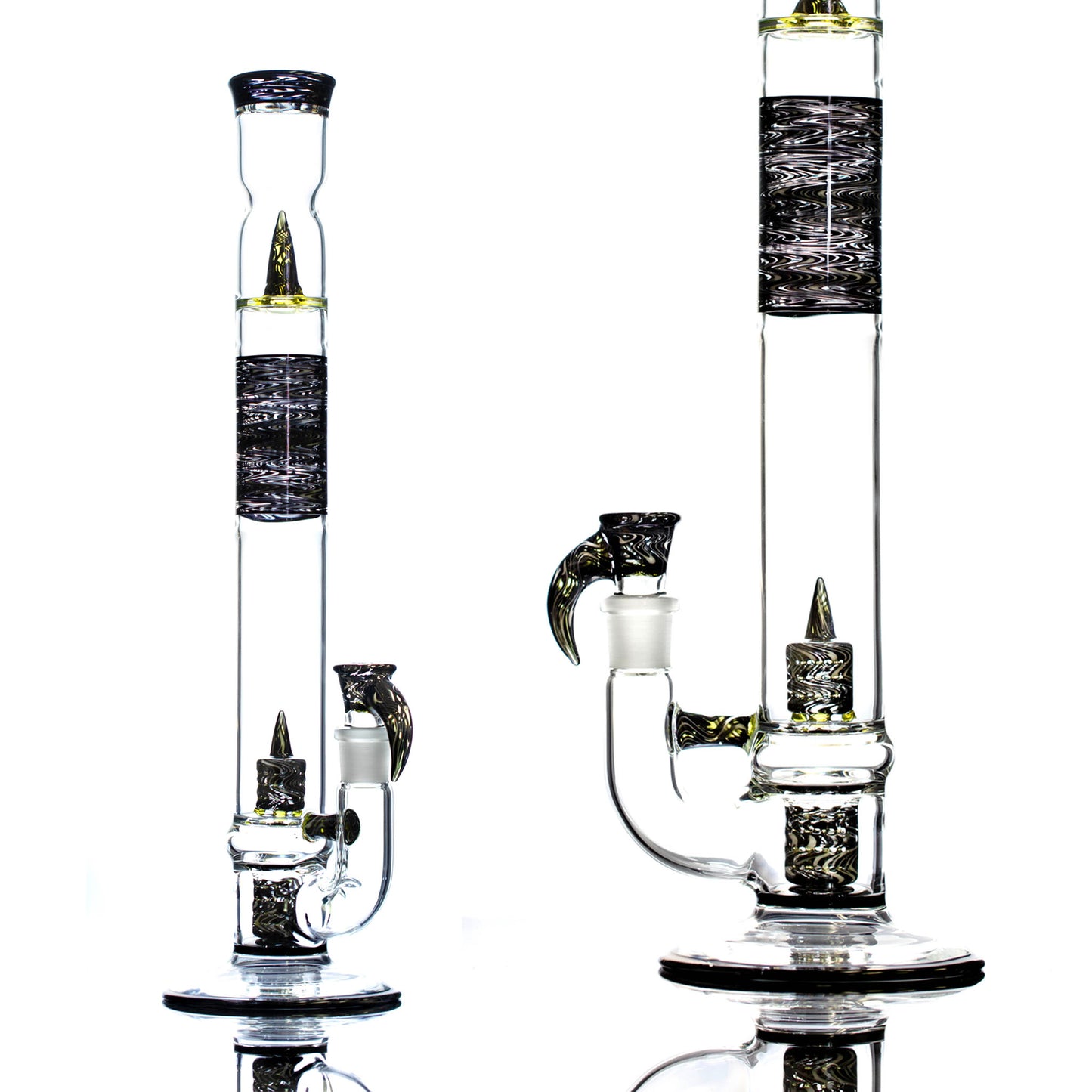 Jhoney 44mm Rewig Dual 360 fully accented Straight Tube w/ rewig sections and citron (UV) accents