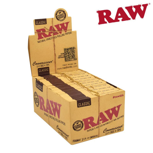 RAW ORGANIC CONNOISSEUR 1.25 BOX