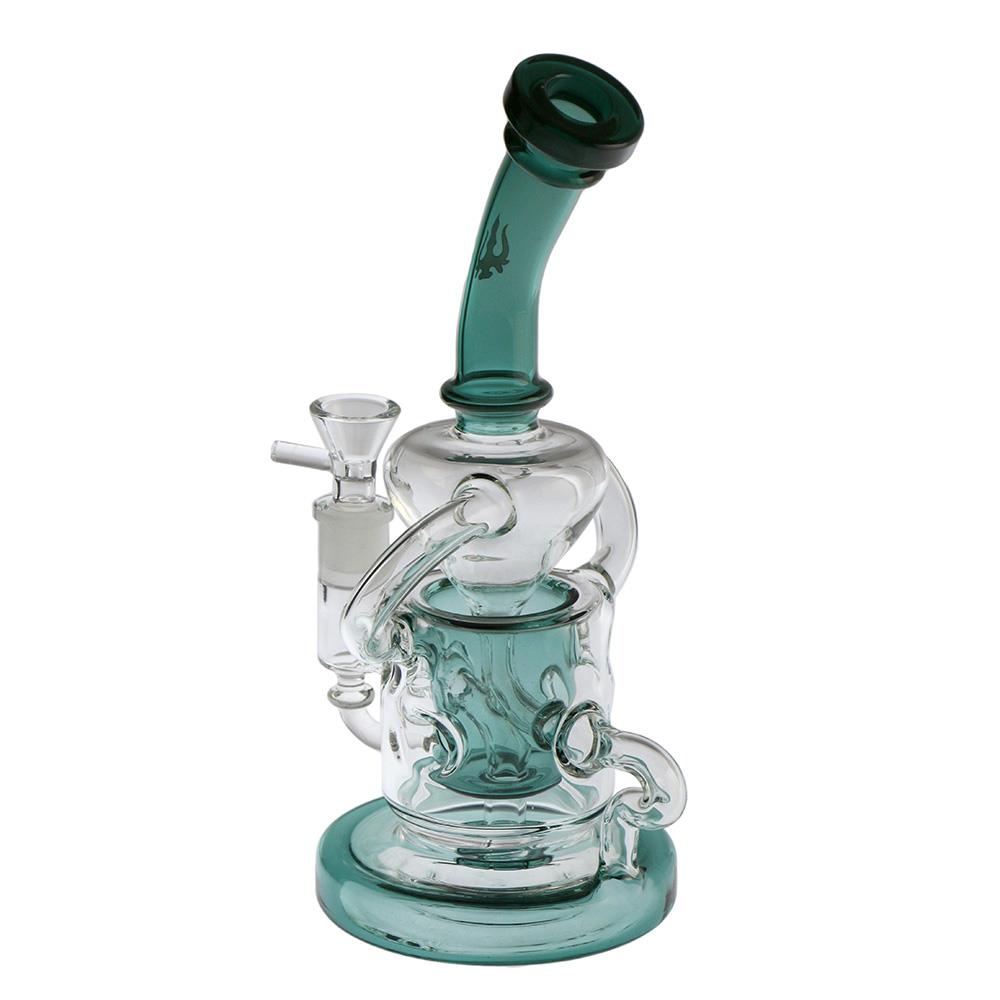 Hydros Glass Double Klein Recycler - Lake Green