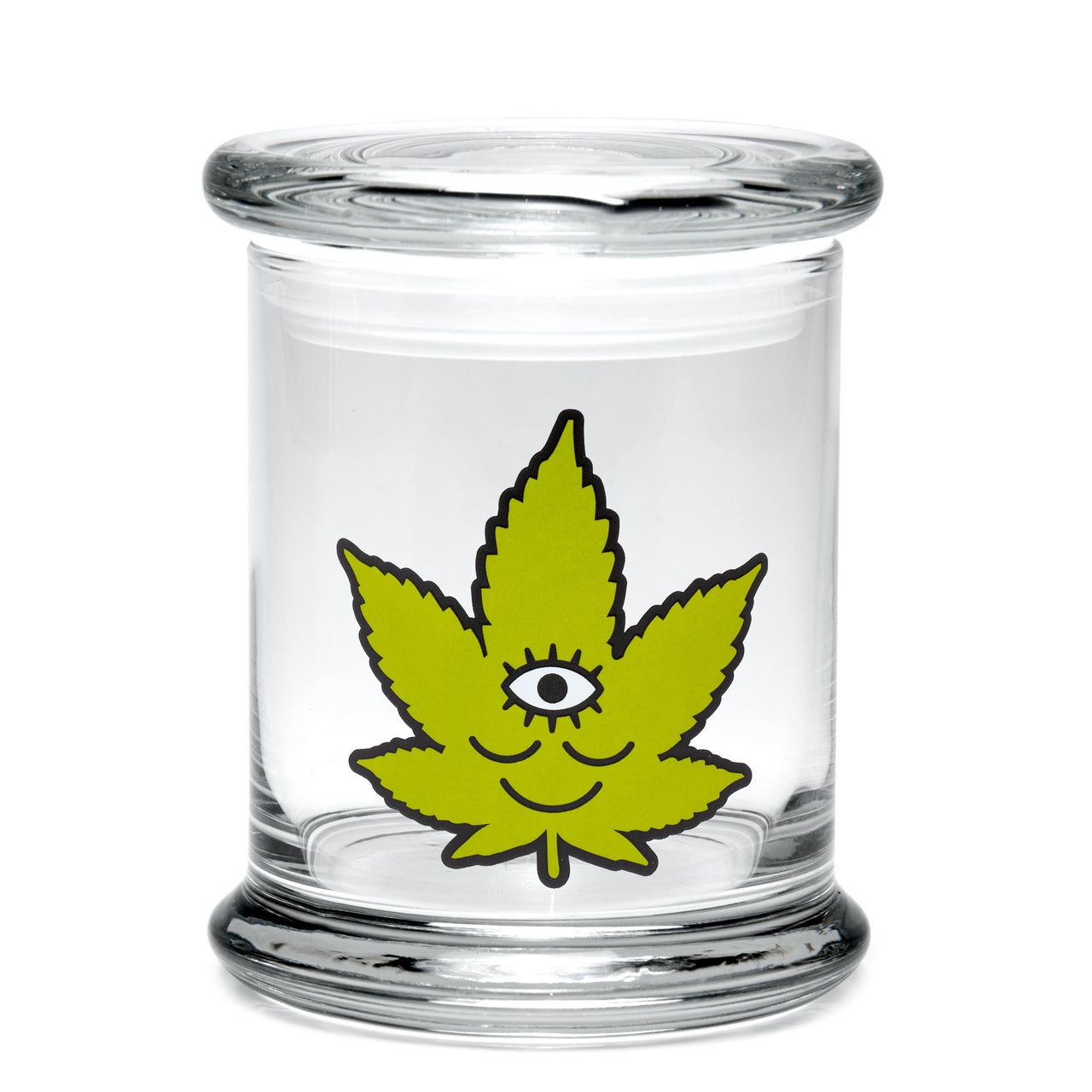 Clear Poptop Jar Large