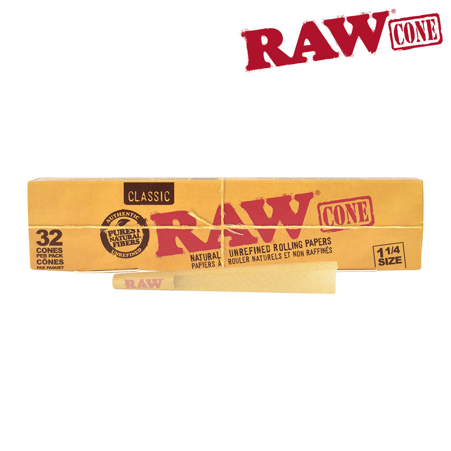 RAW CONES 32pk CLASSIC 1.25