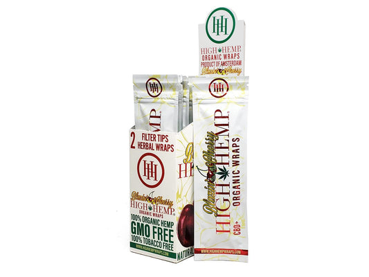 High Hemp CBD Wrap Blazin Cherry Box