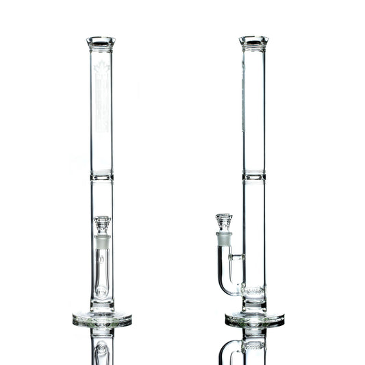 Urban Glass 44mm Clear Inline Straight Tube B